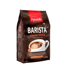 Popradská káva mletá BARISTA classic 200 g Popradská káva mletá BARISTA classic 200 g