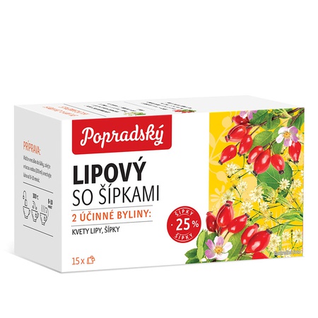 Lipový so šípkami 22,5 g