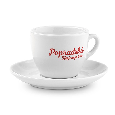 Espresso Popradská s podšálkou